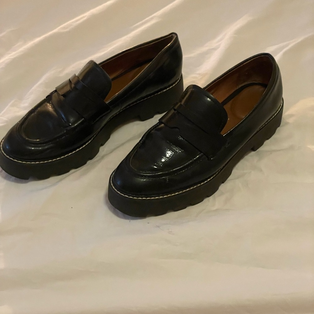 Black Platform Loafers